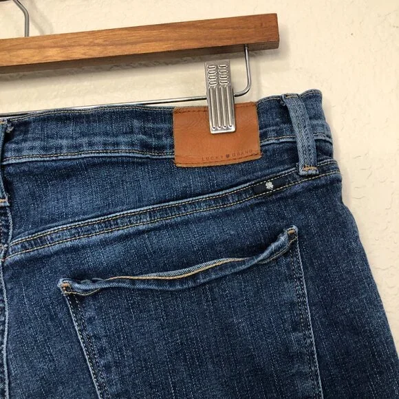 Lucky Brand Brooke Legging Jean Women's 14 32 Dark Wash Jegging Skinny Stretch - Picture 9 of 12